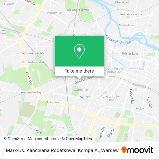 Карта Mark-Us. Kancelaria Podatkowa. Kempa A.