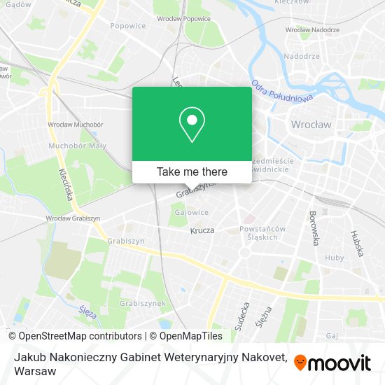 Jakub Nakonieczny Gabinet Weterynaryjny Nakovet map