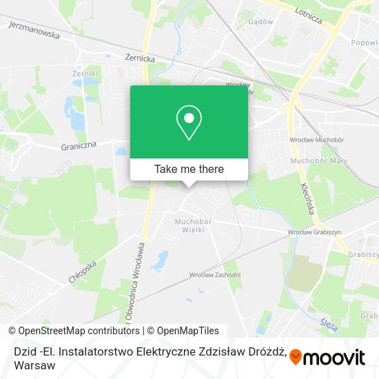 Dzid -El. Instalatorstwo Elektryczne Zdzisław Dróżdż map