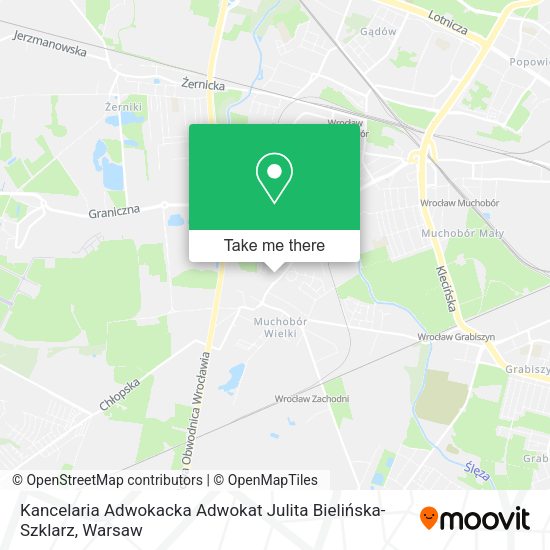 Kancelaria Adwokacka Adwokat Julita Bielińska-Szklarz map