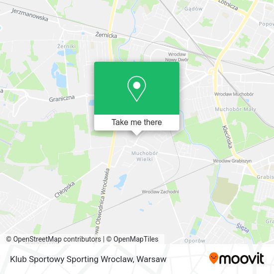 Klub Sportowy Sporting Wroclaw map