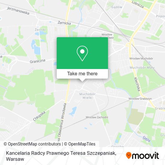 Kancelaria Radcy Prawnego Teresa Szczepaniak map