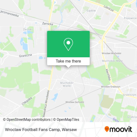 Wroclaw Football Fans Camp map