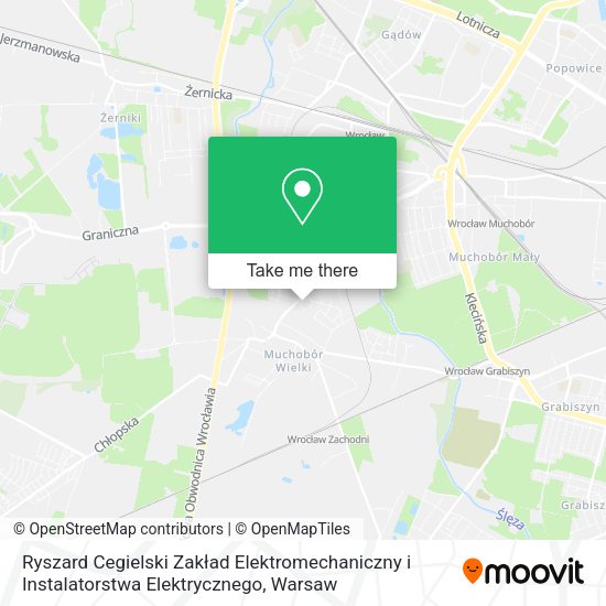 Ryszard Cegielski Zakład Elektromechaniczny i Instalatorstwa Elektrycznego map