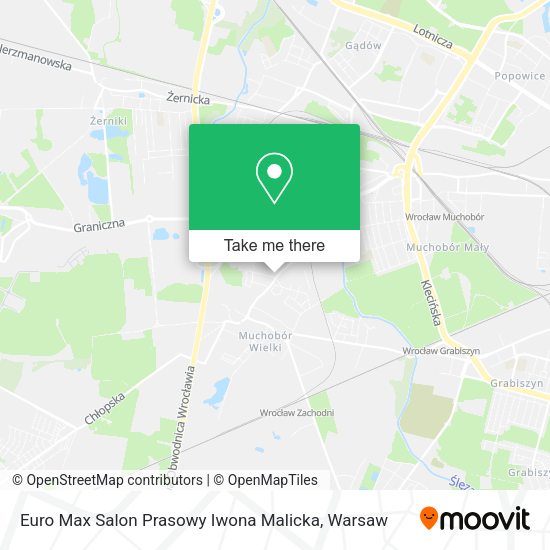 Euro Max Salon Prasowy Iwona Malicka map