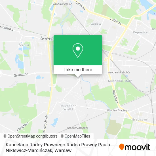 Карта Kancelaria Radcy Prawnego Radca Prawny Paula Niklewicz-Marcińczak