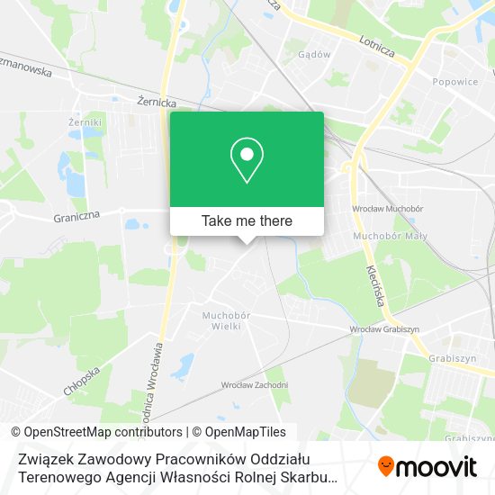 Związek Zawodowy Pracowników Oddziału Terenowego Agencji Własności Rolnej Skarbu Państwa map