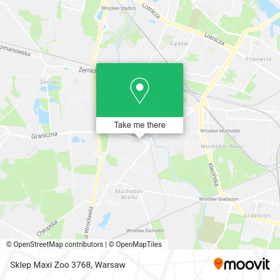 Карта Sklep Maxi Zoo 3768