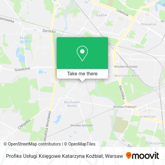 Profiks Usługi Księgowe Katarzyna Koźbiał map