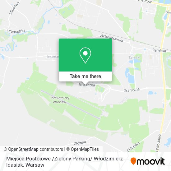 Miejsca Postojowe /Zielony Parking/ Włodzimierz Idasiak map