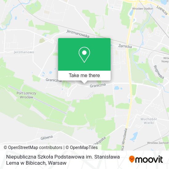 Niepubliczna Szkoła Podstawowa im. Stanisława Lema w Bibicach map