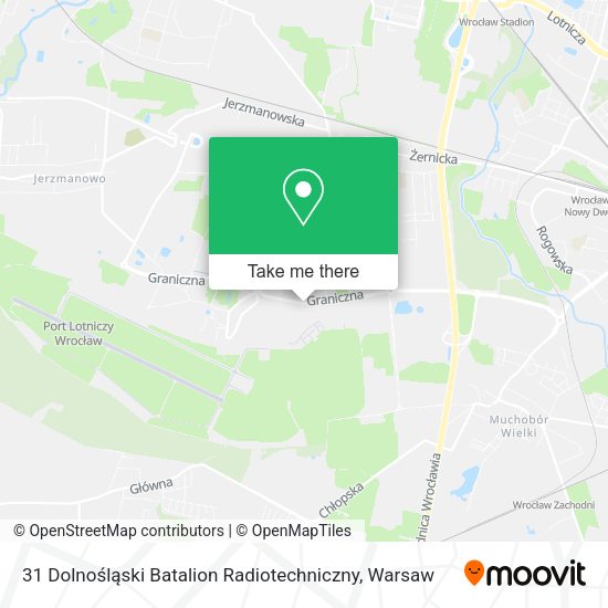 31 Dolnośląski Batalion Radiotechniczny map