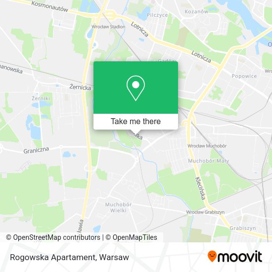 Rogowska Apartament map