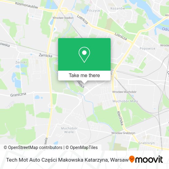 Tech Mot Auto Części Makowska Katarzyna map