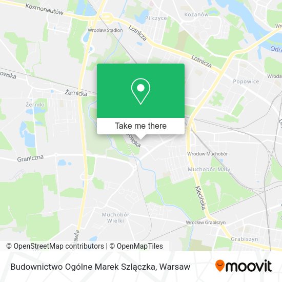 Budownictwo Ogólne Marek Szlączka map