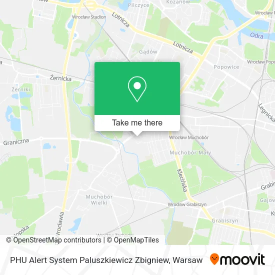 Карта PHU Alert System Paluszkiewicz Zbigniew