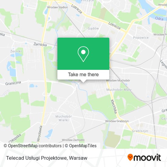 Telecad Usługi Projektowe map