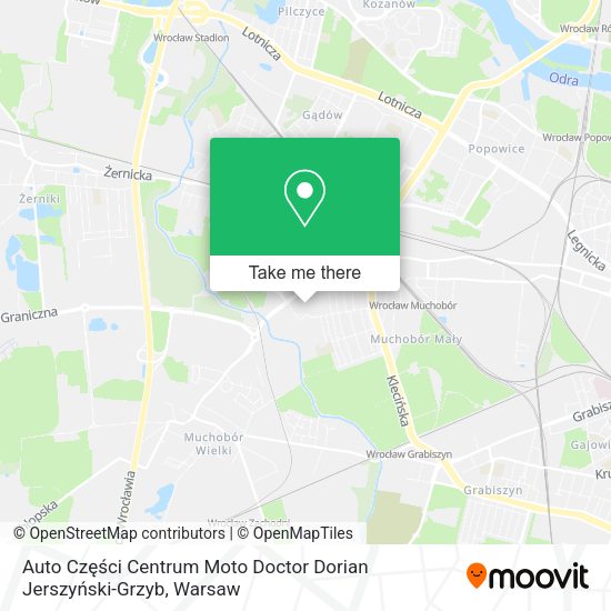 Auto Części Centrum Moto Doctor Dorian Jerszyński-Grzyb map