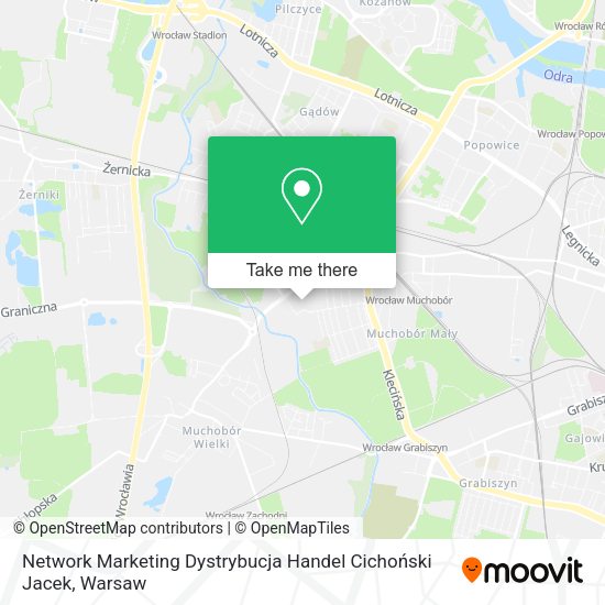 Network Marketing Dystrybucja Handel Cichoński Jacek map