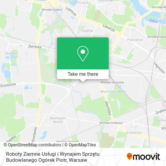 Roboty Ziemne Usługi i Wynajem Sprzętu Budowlanego Ogórek Piotr map