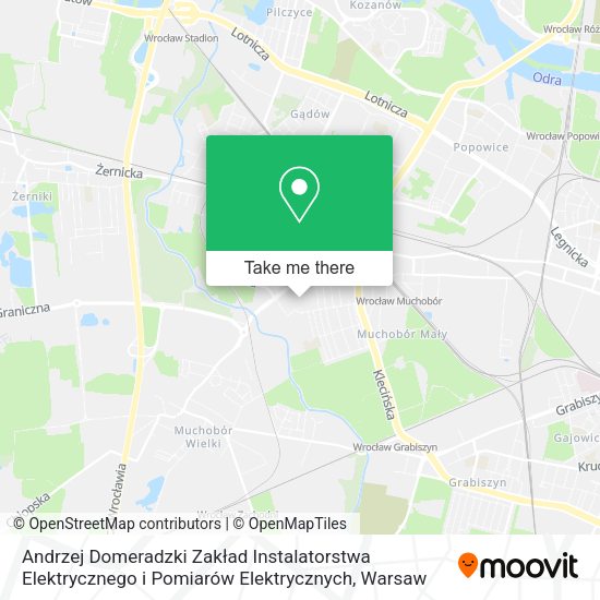 Andrzej Domeradzki Zakład Instalatorstwa Elektrycznego i Pomiarów Elektrycznych map