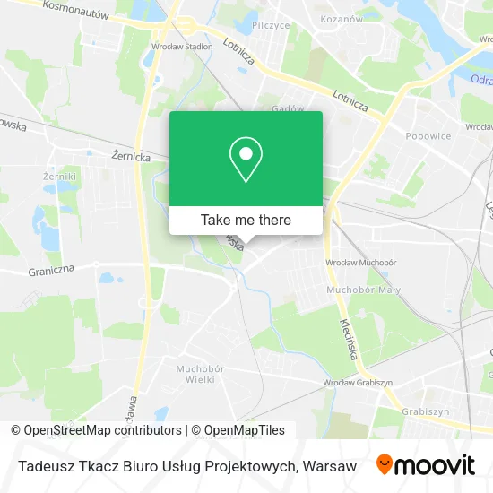Tadeusz Tkacz Biuro Usług Projektowych map