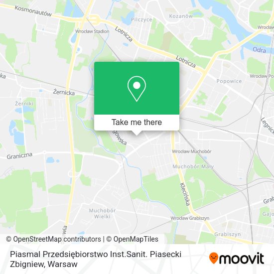 Piasmal Przedsiębiorstwo Inst.Sanit. Piasecki Zbigniew map