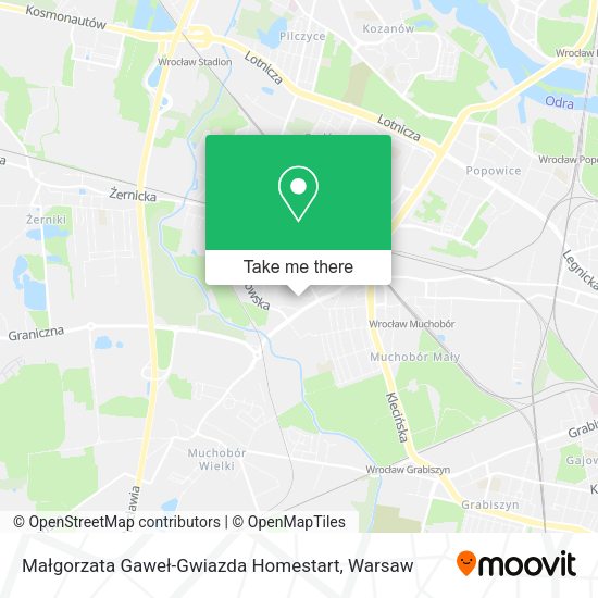 Małgorzata Gaweł-Gwiazda Homestart map