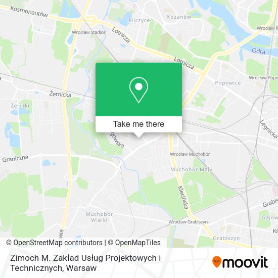 Zimoch M. Zakład Usług Projektowych i Technicznych map