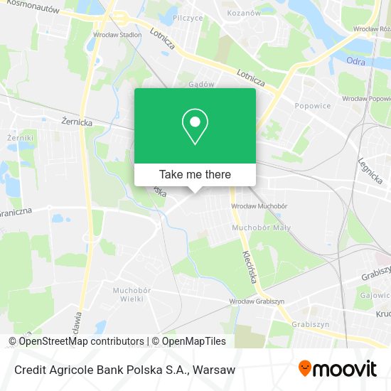 Credit Agricole Bank Polska S.A. map