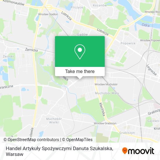 Handel Artykuły Spożywczymi Danuta Szukalska map