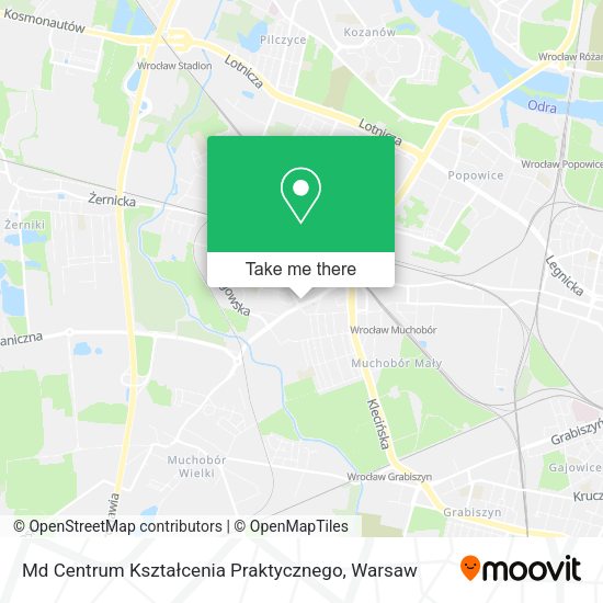 Md Centrum Kształcenia Praktycznego map