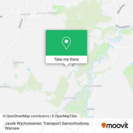 Jacek Wychowaniec Transport Samochodowy map