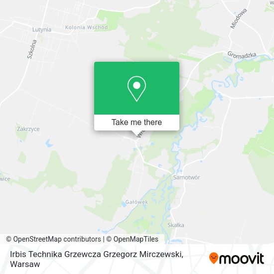 Irbis Technika Grzewcza Grzegorz Mirczewski map