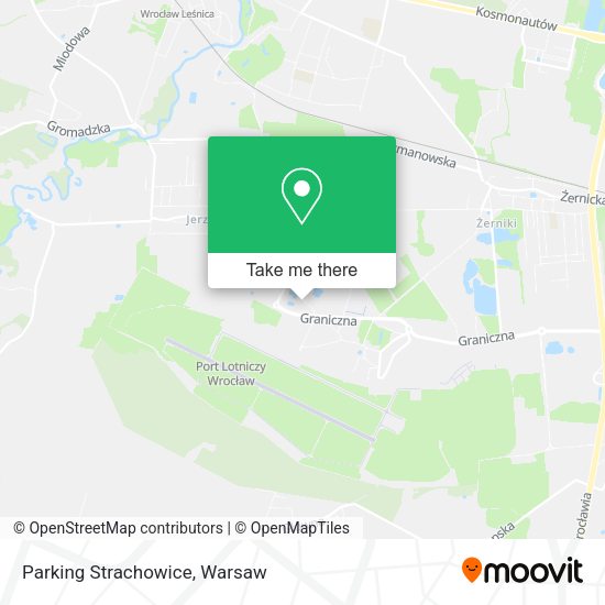 Parking Strachowice map