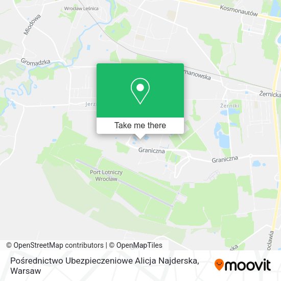 Pośrednictwo Ubezpieczeniowe Alicja Najderska map