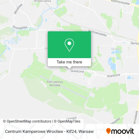 Centrum Kamperowe Wrocław - Klf24 map