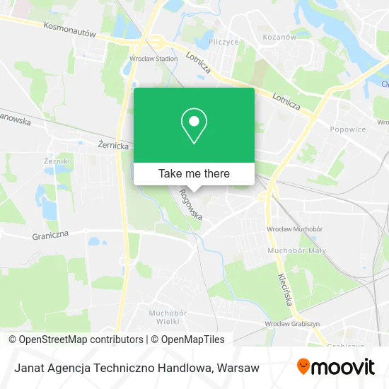 Карта Janat Agencja Techniczno Handlowa