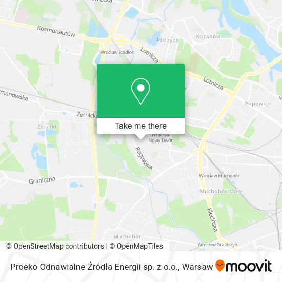 Карта Proeko Odnawialne Źródła Energii sp. z o.o.