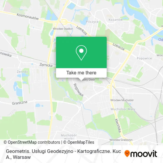 Карта Geometris. Usługi Geodezyjno - Kartograficzne. Kuc A.