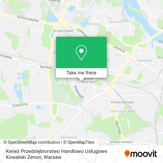 Kenez Przedsiębiorstwo Handlowo Usługowe Kowalski Zenon map