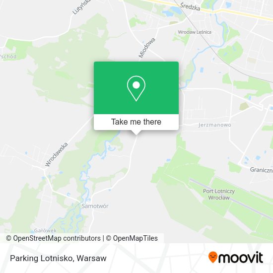 Parking Lotnisko map