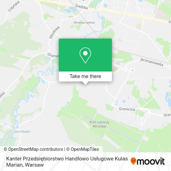 Kanter Przedsiębiorstwo Handlowo Usługowe Kulas Marian map