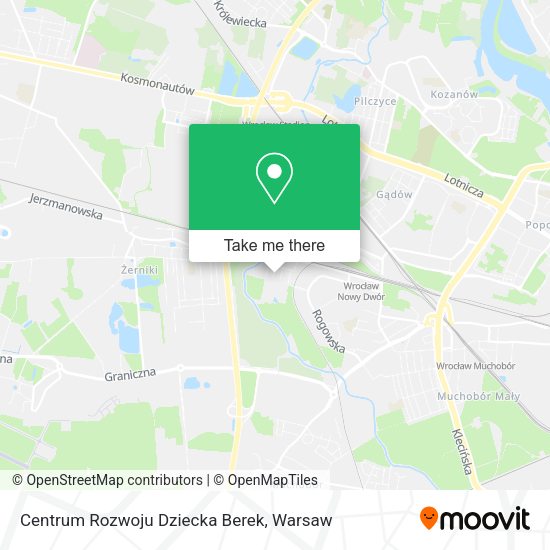 Centrum Rozwoju Dziecka Berek map