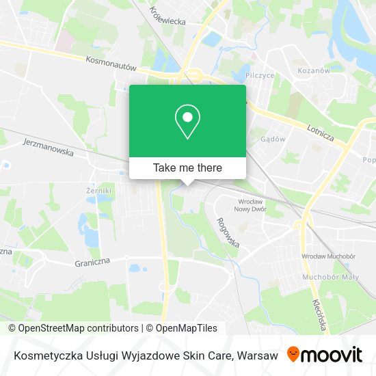 Kosmetyczka Usługi Wyjazdowe Skin Care map