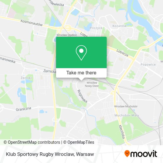 Klub Sportowy Rugby Wroclaw map