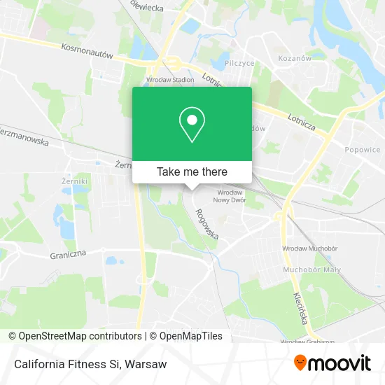 California Fitness Si map