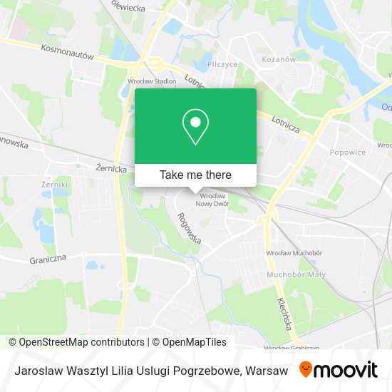 Jaroslaw Wasztyl Lilia Uslugi Pogrzebowe map