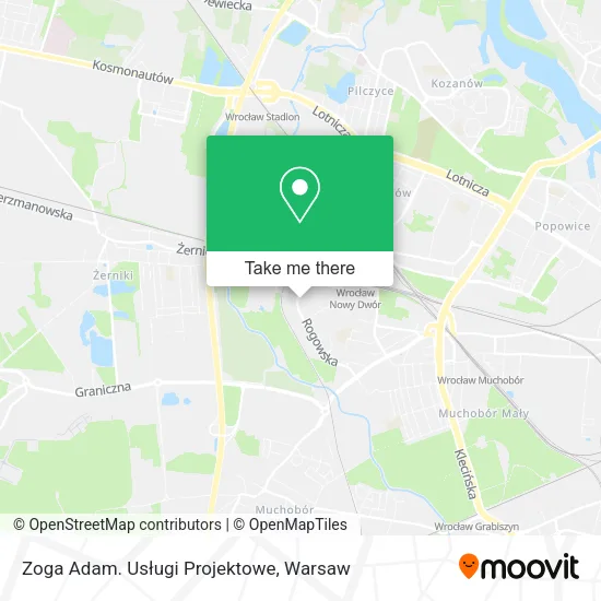 Карта Zoga Adam. Usługi Projektowe