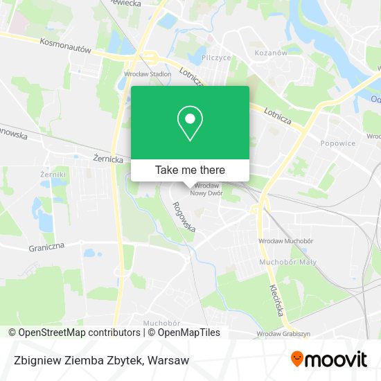 Zbigniew Ziemba Zbytek map